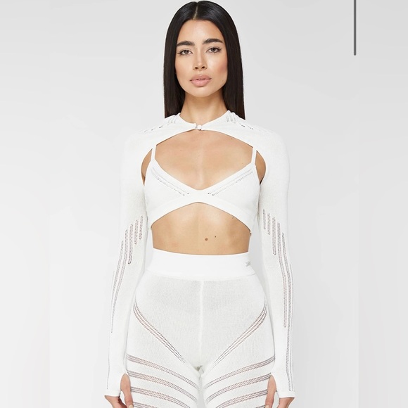 Maniere De Voir White Pants - Picture 3 of 5